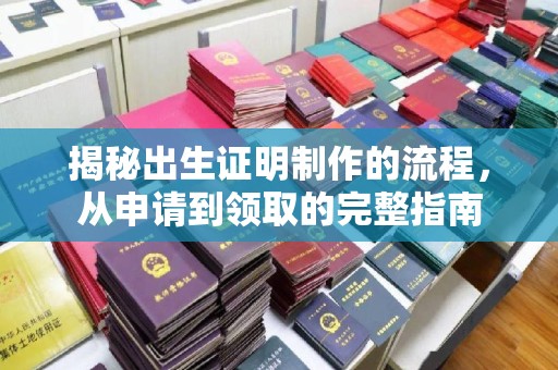 岚县揭秘出生证明制作的流程，从申请到领取的完整指南